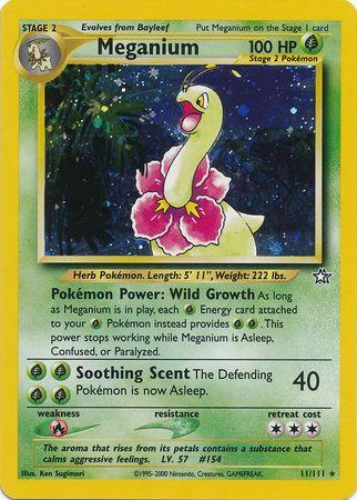 Meganium (11) (/111) Unlimited Holofoil [Vintage: Neo Genesis] Pokemon Single Pokémon