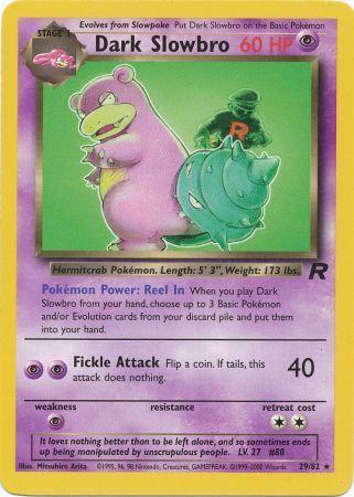 Dark Slowbro (29/82) Unlimited [Vintage: Team Rocket] Pokemon Single Pokémon