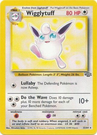 Wigglytuff 32/64 Unlimited [Vintage: Jungle] Pokemon Single Pokémon