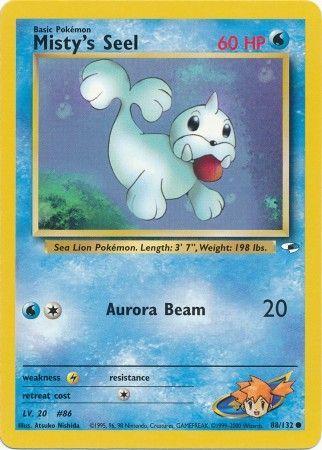 Misty's Seel (88/132) Unlimited [Vintage: Gym Heroes] Pokemon Single Pokémon