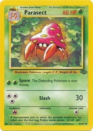 Parasect 41/64 Unlimited [Vintage: Jungle] Pokemon Single Pokémon