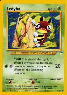 Ledyba 71/105 Unlimited [Vintage: Neo Destiny] Pokemon Single Pokémon