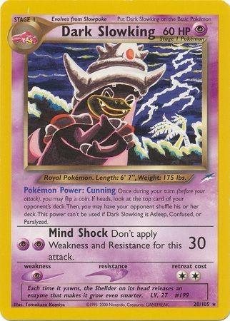 Dark Slowking 020/105 Unlimited [Vintage: Neo Destiny] Pokemon Single Pokémon