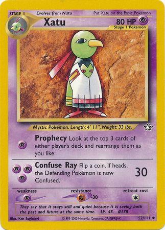 Xatu 52/111 Unlimited [Vintage: Neo Genesis] Pokemon Single Pokémon