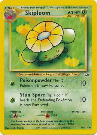 Skiploom 49/111 Unlimited [Vintage: Neo Genesis] Pokemon Single Pokémon