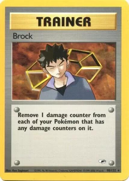 Brock (98/132) Unlimited [Vintage: Gym Heroes] Pokemon Single Pokémon