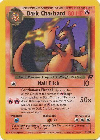 Dark Charizard (21/82) Unlimited [Vintage: Team Rocket] Pokemon Single Pokémon