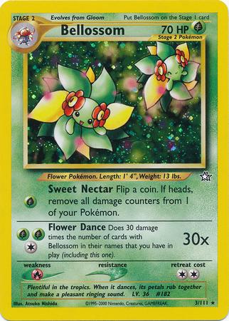 Bellossom (3/111) Unlimited Holofoil [Vintage: Neo Genesis] Pokemon Single Pokémon