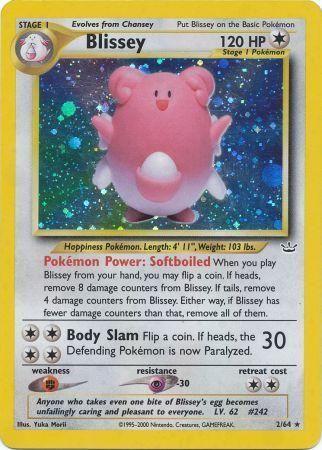 Blissey (/64) Unlimited Holofoil [Vintage: Neo Revelation] Pokemon Single Pokémon