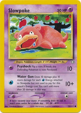 Slowpoke (73/111) Unlimited [Neo Genesis] Pokemon Single Pokémon