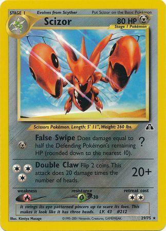 Scizor (29) (29/75) Unlimited [Neo Discovery] Pokemon Single Pokémon