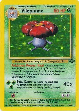 Vileplume (15/64) Unlimited Holofoil [Vintage: Jungle] Pokemon Single Pokémon