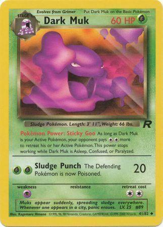 Dark Muk (41/82) Unlimited [Vintage: Team Rocket] Pokemon Single Pokémon