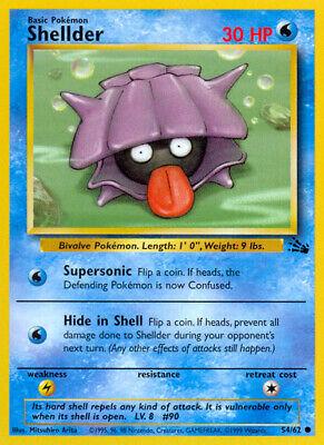 Shellder (54/62) Unlimited [Vintage: Fossil] Pokemon Single Pokémon