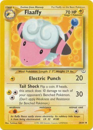 Flaaffy (28/64) Unlimited [Vintage: Neo Revelation] Pokemon Single Pokémon