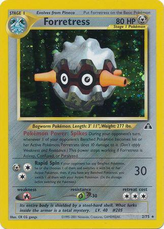 Forretress (2) (/75) Unlimited Holofoil [Vintage: Neo Discovery] Pokemon Single Pokémon
