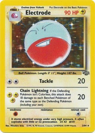 Electrode (2/64) Unlimited Holofoil [Vintage: Jungle] Pokemon Single Pokémon