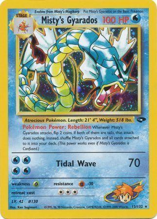Misty's Gyarados (13/132) Unlimited Holofoil [Vintage: Gym Challenge] Pokemon Single Pokémon