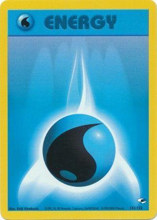 Water Energy 132/132 Unlimited [Vintage: Gym Heroes] Pokemon Single Pokémon