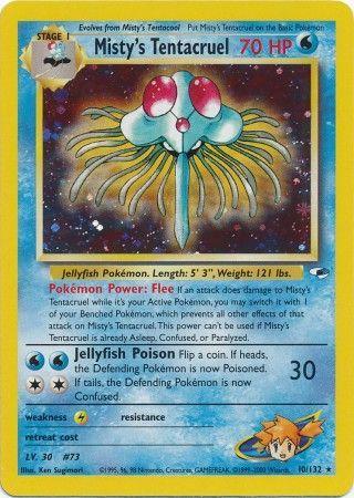 Misty's Tentacruel (10/132) Unlimited Holofoil [Vintage: Gym Heroes] Pokemon Single Pokémon