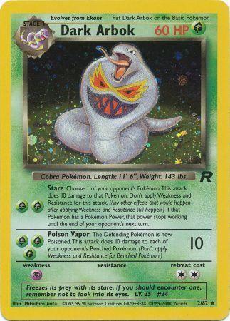 Dark Arbok (2/82) Unlimited Holofoil [Vintage: Team Rocket] Pokemon Single Pokémon