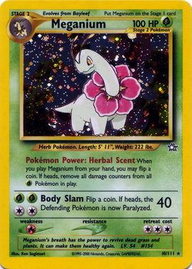Meganium (10/111) Unlimited Holofoil [Vintage: Neo Genesis] Pokemon Single Pokémon