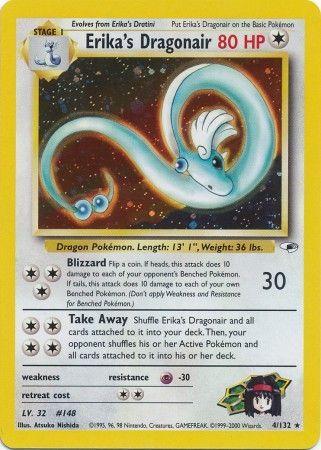 Erika's Dragonair (4/132) Unlimited Holofoil [Vintage: Gym Heroes] Pokemon Single Pokémon
