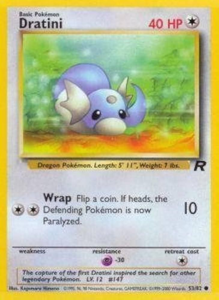 Dratini (53/82) Unlimited [Vintage: Team Rocket] Pokemon Single Pokémon
