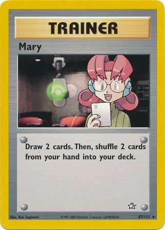 Mary 87/111 Unlimited [Vintage: Neo Genesis] Pokemon Single Pokémon