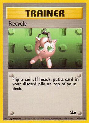 Recycle (61/62) Unlimited [Vintage: Fossil] Pokemon Single Pokémon