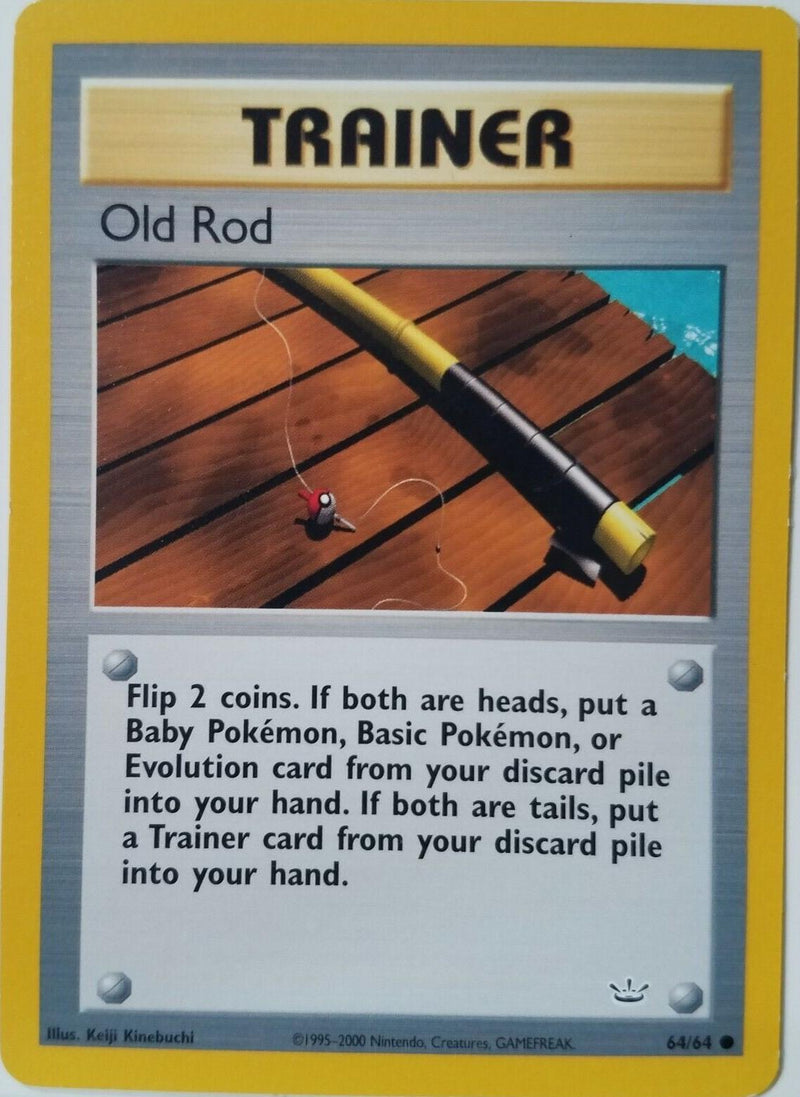 Old Rod (64/64) Unlimited [Vintage: Neo Revelation] Pokemon Single Pokémon