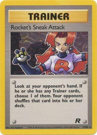 Rocket's Sneak Attack (72/82) Unlimited [Vintage: Team Rocket] Pokemon Single Pokémon