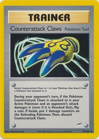 Counterattack Claws (/105) Unlimited [Vintage: Neo Destiny] Pokemon Single Pokémon