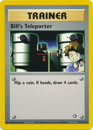 Bill's Teleporter (91/111) Unlimited [Vintage: Neo Genesis] Pokemon Single Pokémon