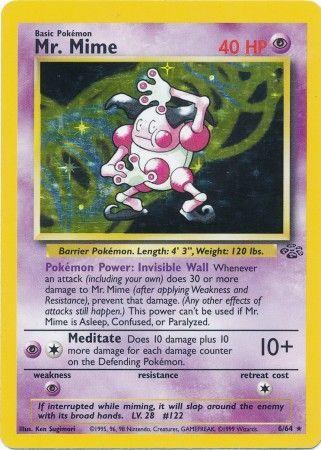Mr. Mime (6/64) Unlimited Holofoil [Vintage: Jungle] Pokemon Single Pokémon