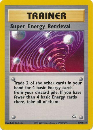 Super Energy Retrieval (89/111) Unlimited [Vintage: Neo Genesis] Pokemon Single Pokémon