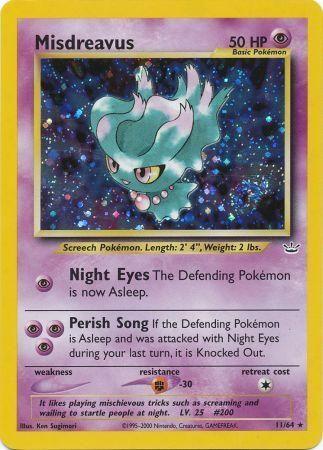 Misdreavus (/64) Unlimited Holofoil [Vintage: Neo Revelation] Pokemon Single Pokémon