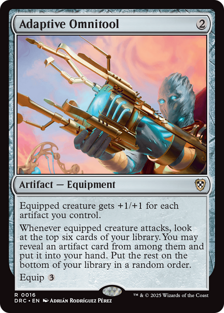 Adaptive Omnitool (DRC-016) [Commander: Aetherdrift] MTG Single Wizards of the Coast