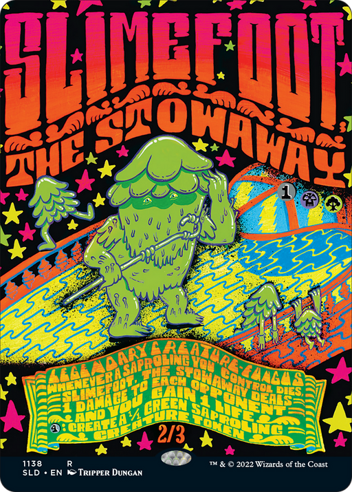 Slimefoot, the Stowaway (SLD-1138) [Secret Lair] Drop (Borderless) MTG Single Wizards of the Coast