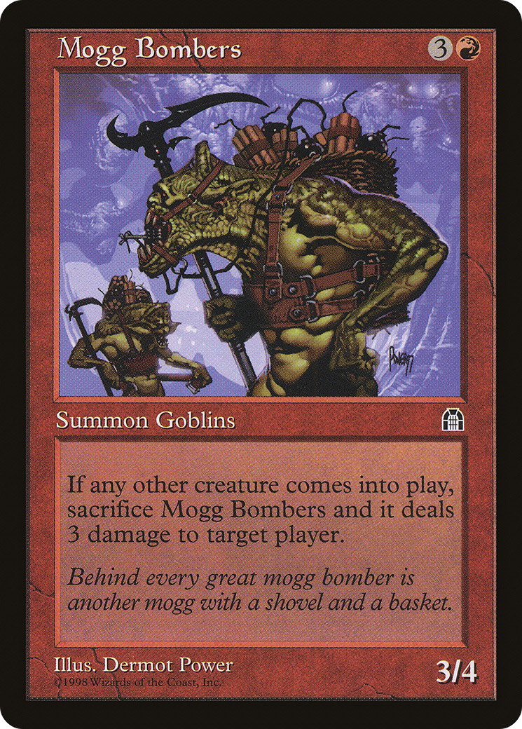 Mogg Bombers (STH-091) [Stronghold] MTG Single Wizards of the Coast