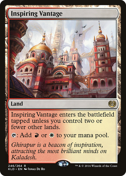 Inspiring Vantage (KLD-246) [Kaladesh] MTG Single Wizards of the Coast