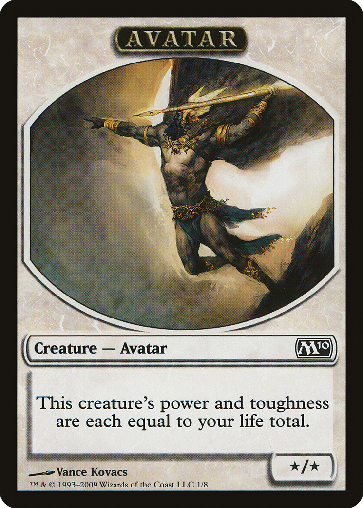Avatar Token (M10-001) [Tokens] Magic 2010 Tokens MTG Single Wizards of the Coast