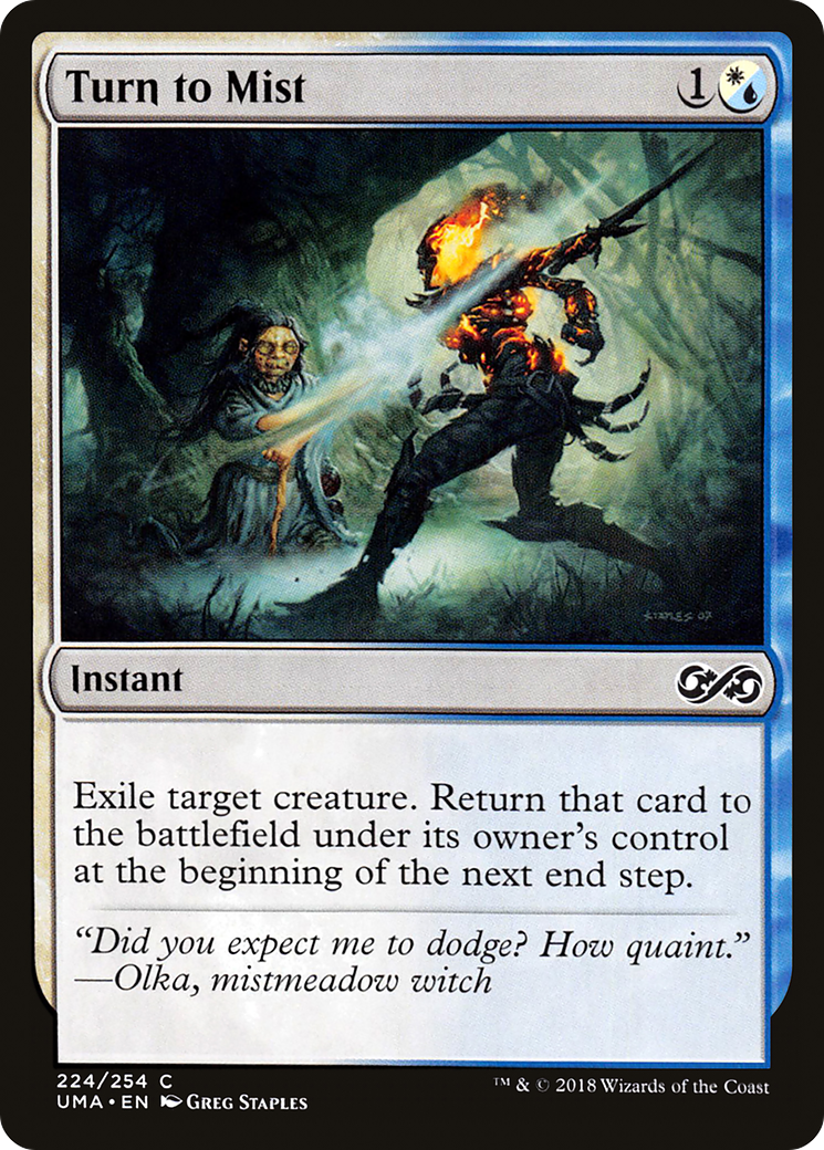 Turn to Mist (UMA-224) [Ultimate Masters] Foil MTG Single Wizards of the Coast