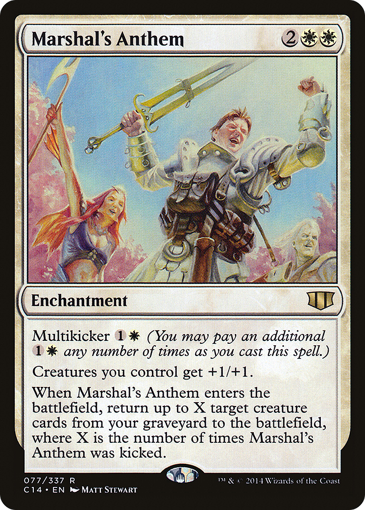Marshal's Anthem (C14-077) [Commander 2014] MTG Single Wizards of the Coast