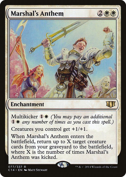 Marshal's Anthem (C14-077) [Commander 2014] MTG Single Wizards of the Coast