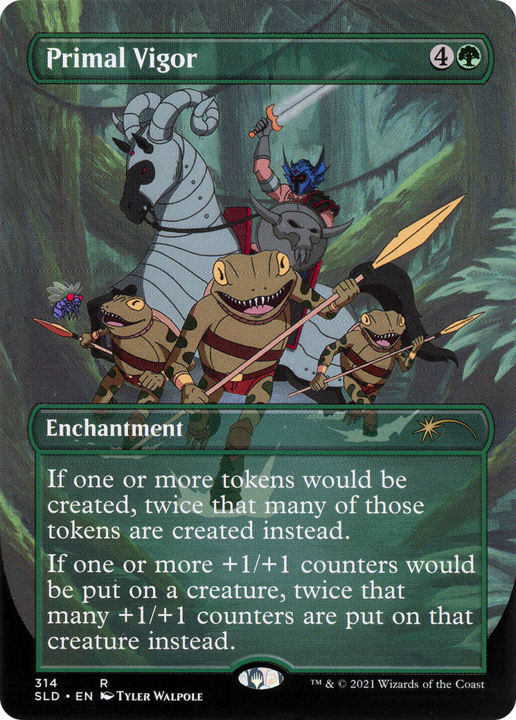 Primal Vigor (SLD-314) [Secret Lair] Drop (Borderless) MTG Single Wizards of the Coast