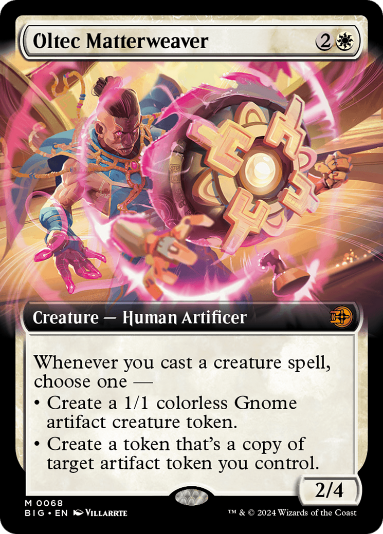 Oltec Matterweaver (BIG-068) [The Big Score] (Extended Art) Foil MTG Single Wizards of the Coast
