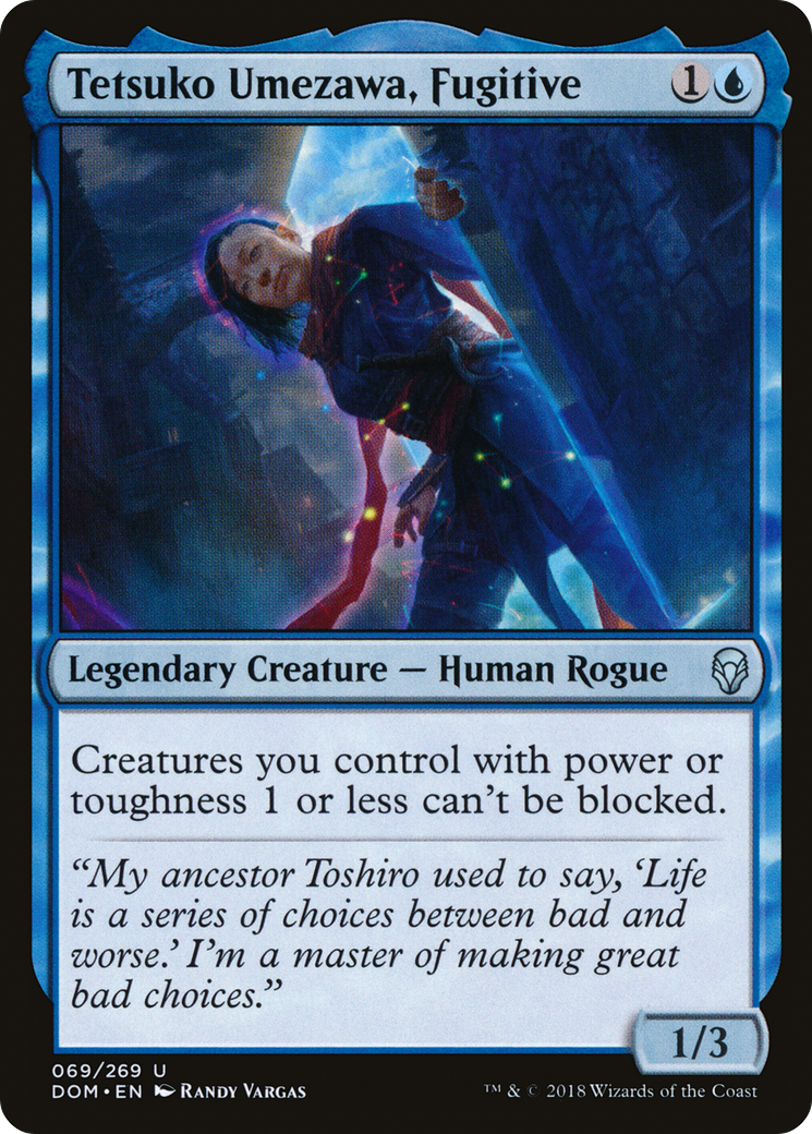 Tetsuko Umezawa, Fugitive (DOM-069) [Dominaria] Foil MTG Single Wizards of the Coast