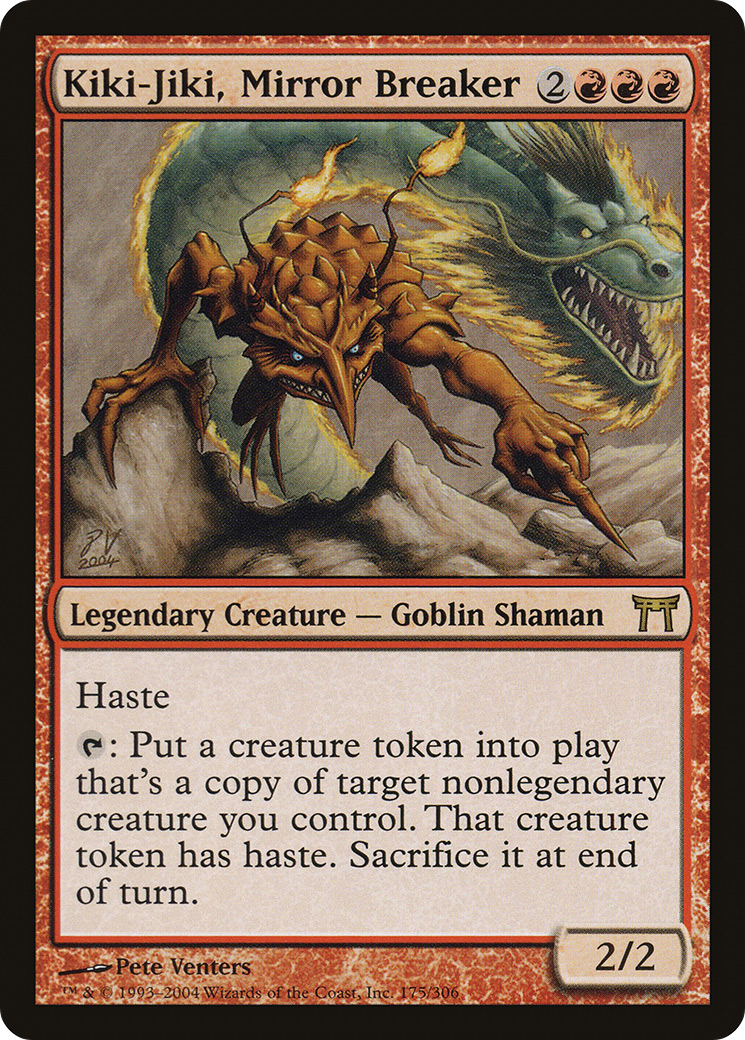 Kiki-Jiki, Mirror Breaker (CHK-175) [Champions of Kamigawa] Foil MTG Single Wizards of the Coast