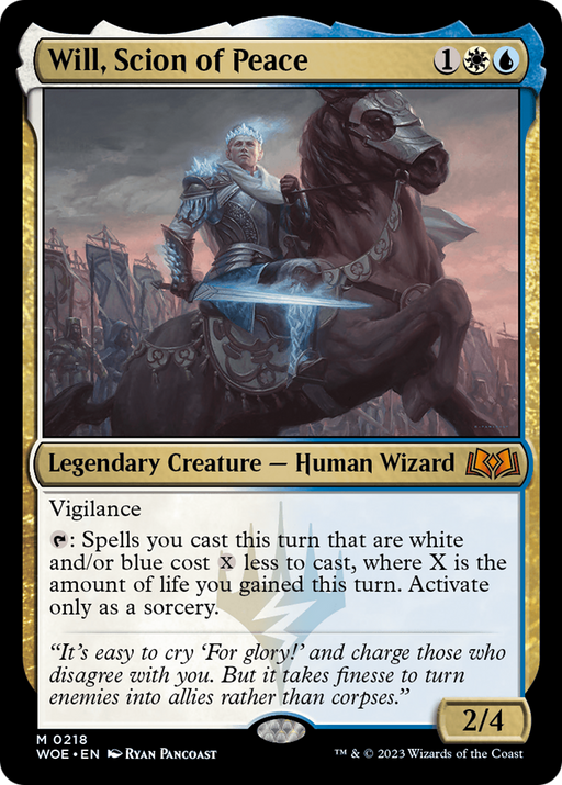 Will, Scion of Peace (WOE-218) [Wilds of Eldraine] MTG Single Wizards of the Coast